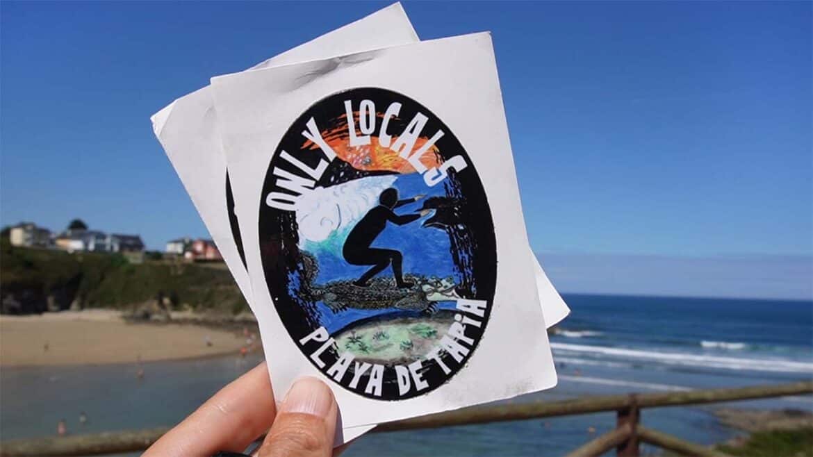 Heladería sin plástico en la playa de Tapia