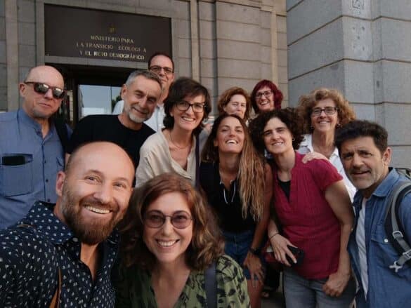 Visita al MInisterio de transición ecológica con la Plataforma Ley de residuos ya